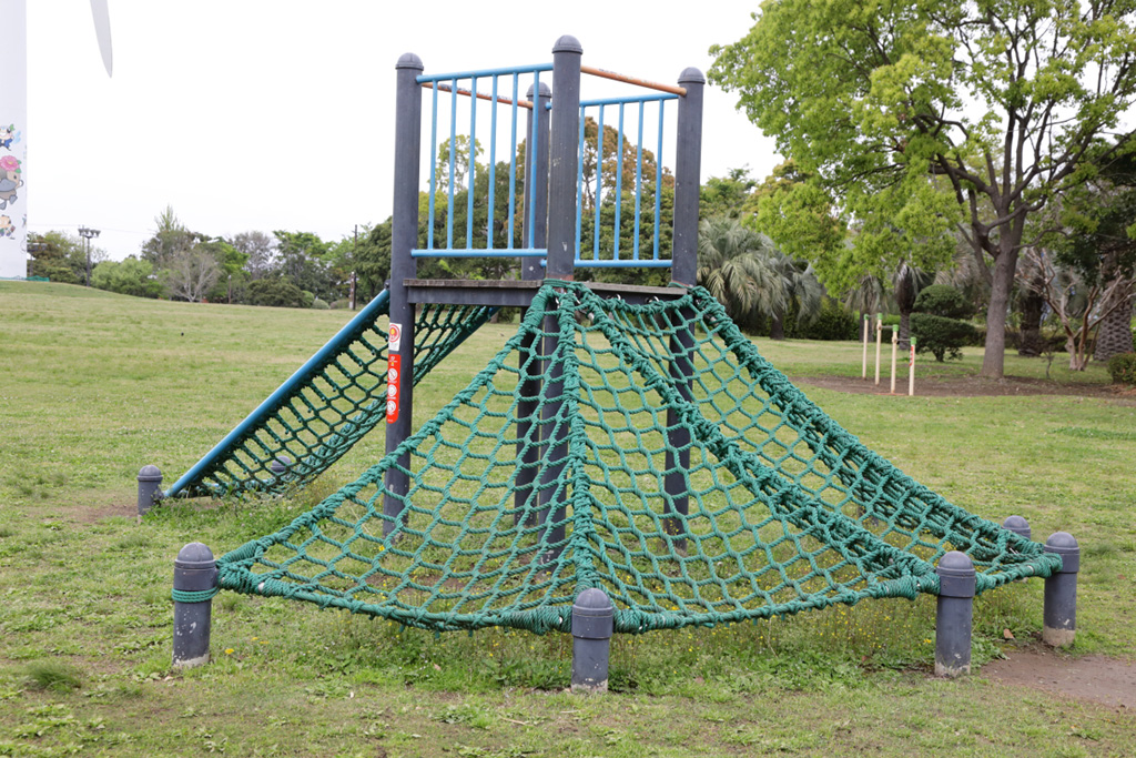 「ネット遊具」／若洲公園（東京都／江東区）