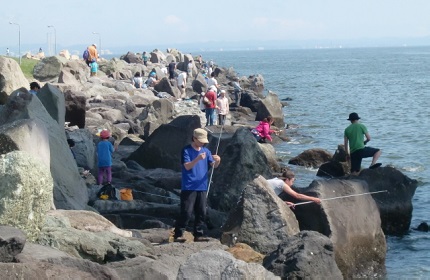 「海釣り施設」／若洲海浜公園（東京都／江東区）