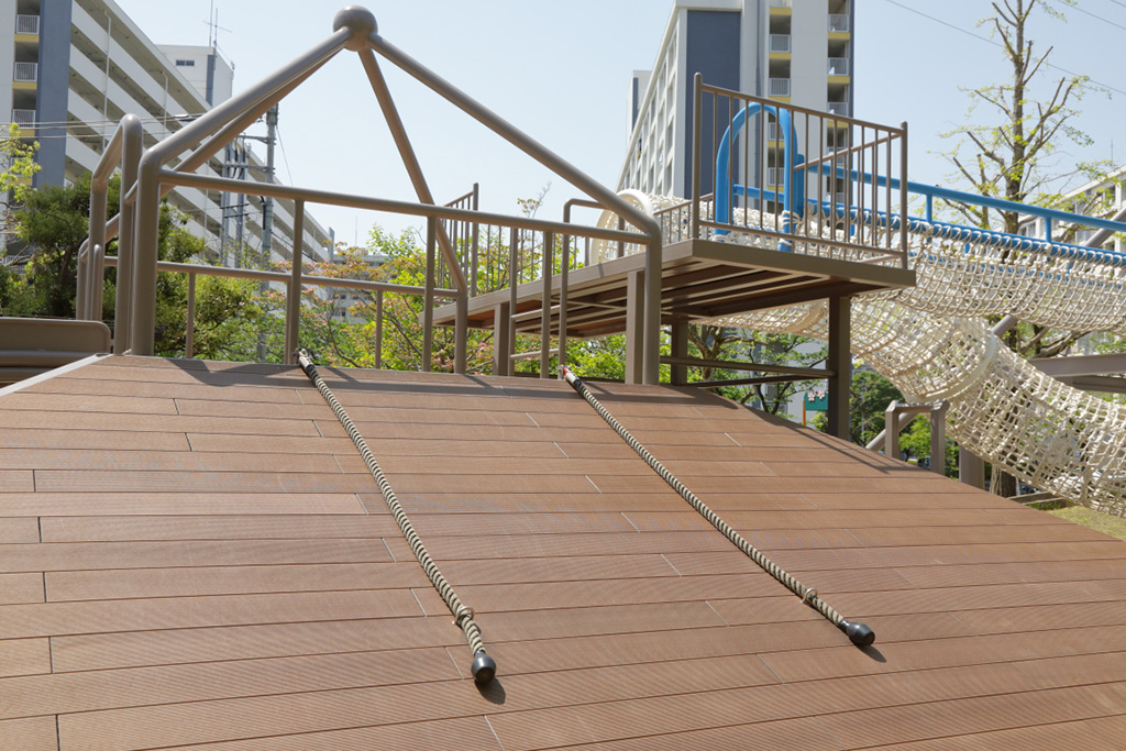 「ロープ綱」／宇喜田さくら公園（東京都／江戸川区）