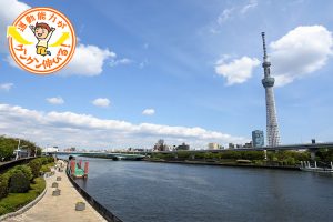 隅田公園(墨田区、台東区)は庭園も遊具も楽しめる2つのリバーサイドパーク