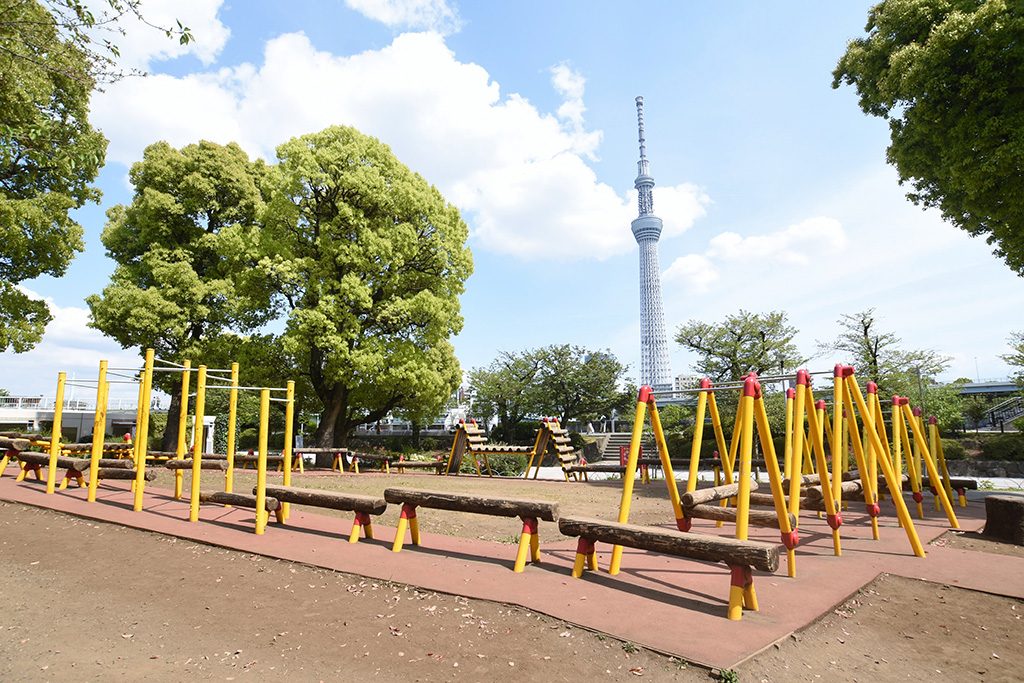 遊具広場/隅田公園（東京都/墨田区、台東区）