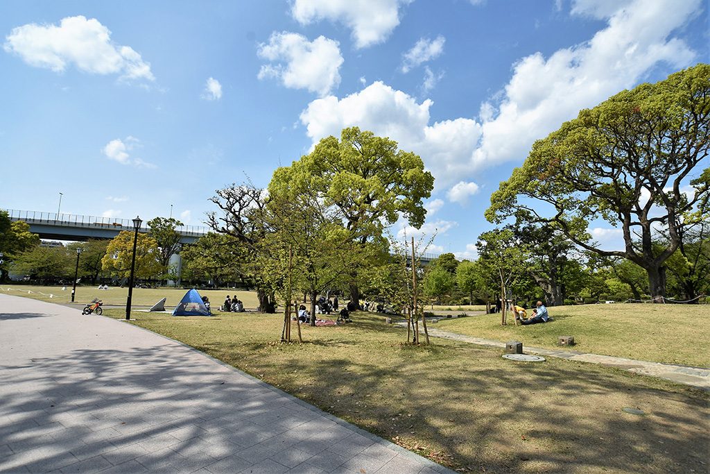 そよ風広場（芝生広場）/隅田公園（東京都/墨田区、台東区）