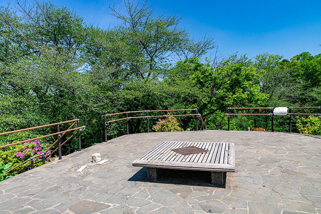 箱根山の山頂/戸山公園（東京都/新宿区）