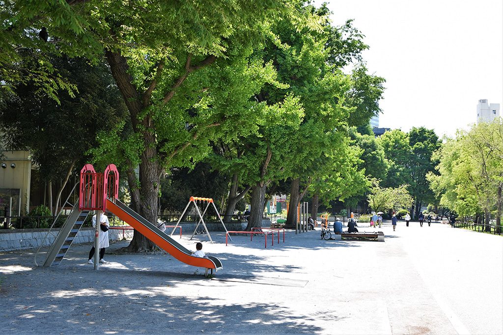 西側の遊具広場/上野恩賜公園(東京都/台東区)