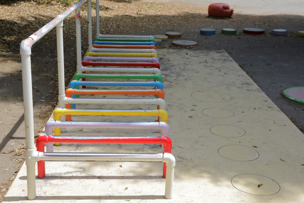 「渡り棒（ぶた公園）」／駒沢オリンピック公園（東京都／世田谷区）