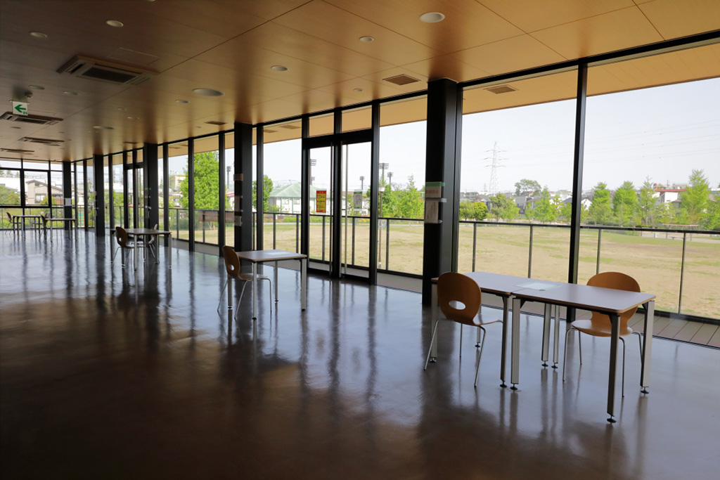 「休憩スペース」/下高井戸おおぞら公園(東京都/杉並区)