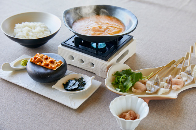「うずの丘海鮮うにしゃぶ」/道の駅うずしお(兵庫県南/あわじ市)