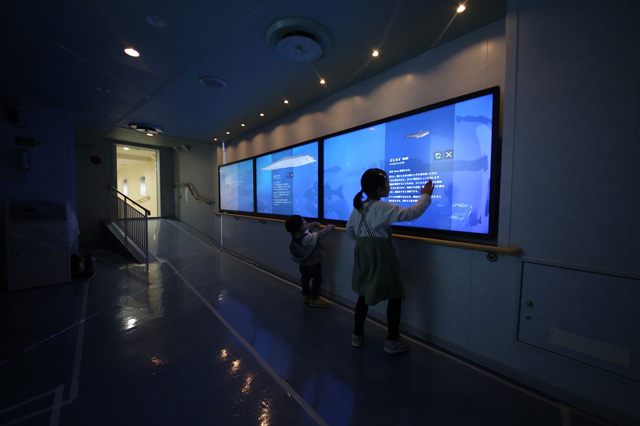 咸臨丸のデジタルアクアリウム/うずしおクルーズ