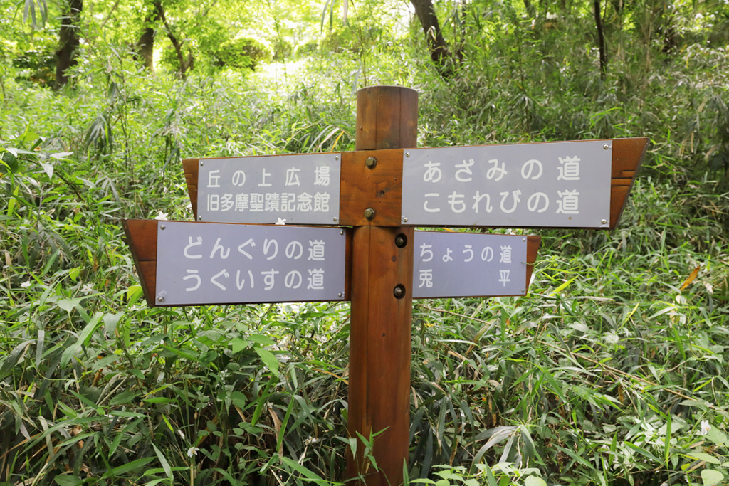 「道案内の看板」/桜ヶ丘公園(東京都/多摩市)