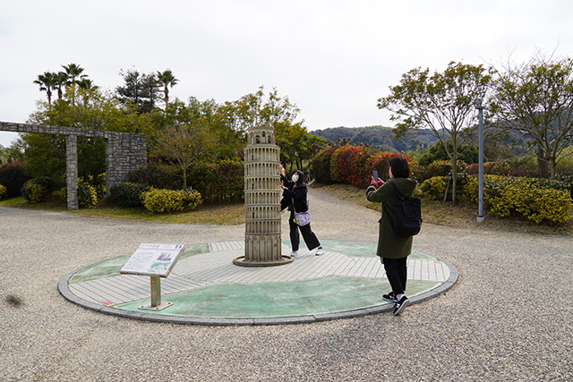 ミニチュアワールド「ピサの斜塔」/淡路ワールドパークONOKORO(兵庫県/淡路市)