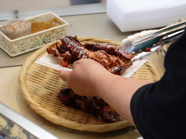 たこ姿焼き(やま髙)/道の駅東浦ターミナルパーク(淡路島)