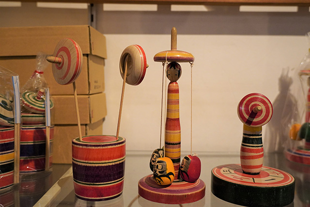 花こま、メリーゴーランド、当てこま/日本玩具博物館（兵庫県/姫路市）