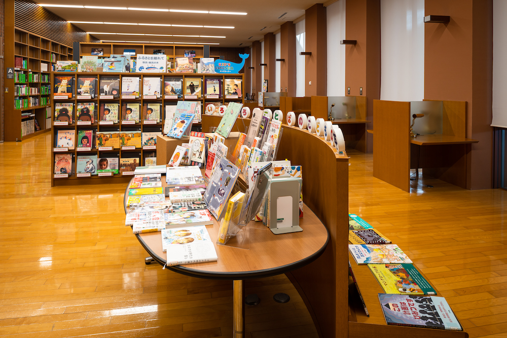 2階にあるライブラリー/JICA横浜（神奈川県/横浜市）