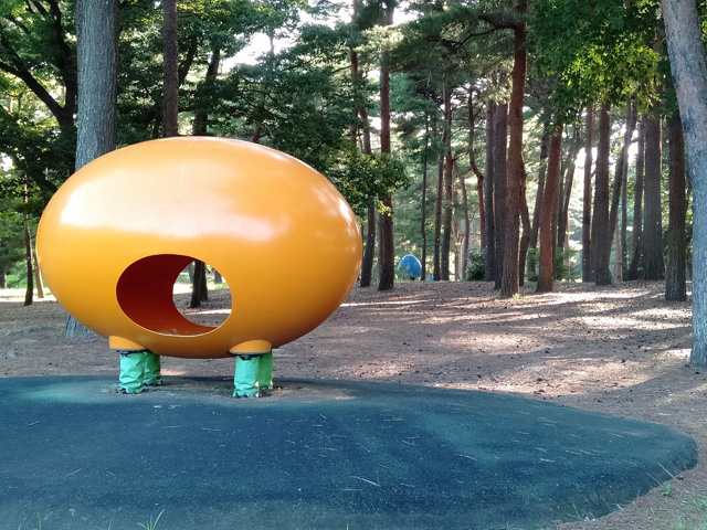 自然と一体になったアート作品のような遊具/国営ひたち海浜公園(茨城県/ひたちなか市)