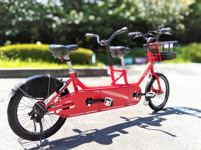 リゾート気分を満喫できるタンデム車/国営ひたち海浜公園(茨城県/ひたちなか市)