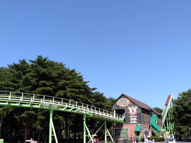 林間ジェットコースター/国営ひたち海浜公園(茨城県/ひたちなか市)
