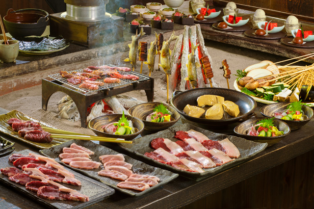 囲炉裏料理「熾火」／ネスタリゾート神戸（兵庫県/三木市）