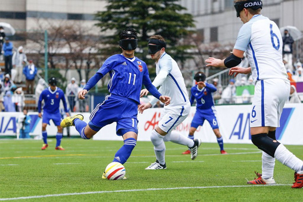 写真提供：日本ブラインドサッカー協会／鰐部春雄