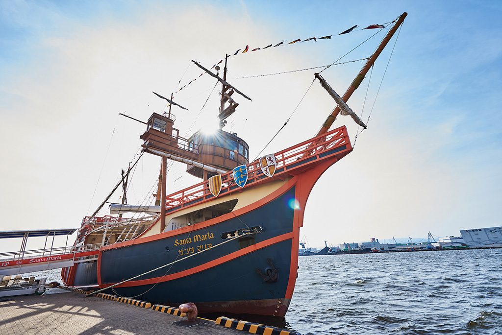 観光船「サンタマリア」でクルーズも(大阪府/大阪市)