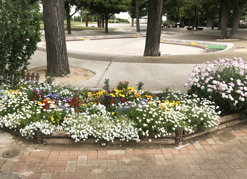 「花壇」/尾久の原公園(東京都/荒川区)