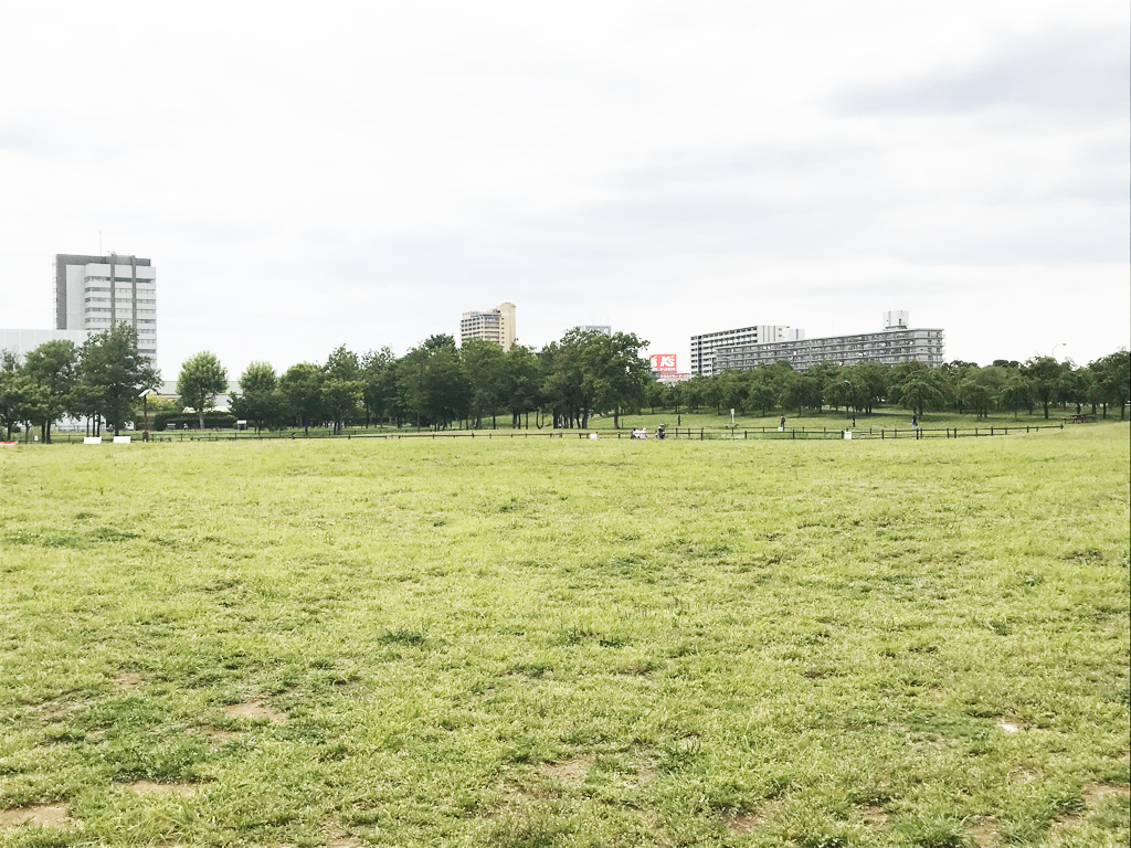 「芝生のはらっぱ」/尾久の原公園(東京都/荒川区)