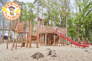 鶴間公園(町田市)は、安心安全に楽しめるアスレチックに夢中になれる!