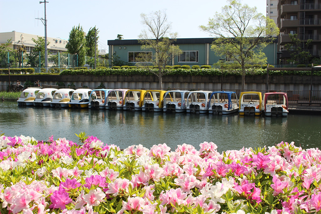 「貸しボート」/横十間川親水公園(東京都/江東区)