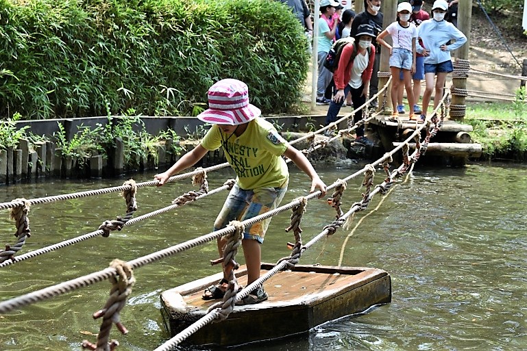 「わたし舟」／平和の森公園フィールドアスレチック（東京都／大田区）