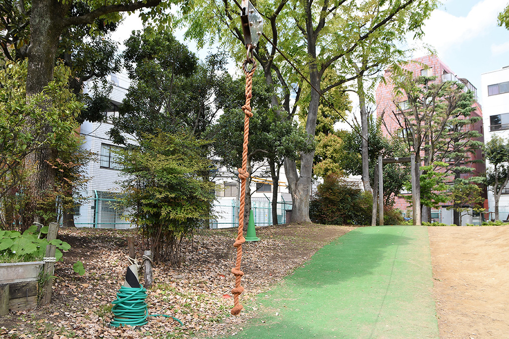 「ターザンロープ」/わんぱく天国(東京都/墨田区)