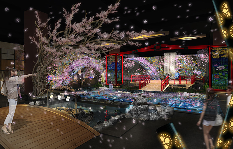 切り絵作家 酒井敦美氏による光の切り絵のショー/átoa(アトア)(兵庫県/神戸市)