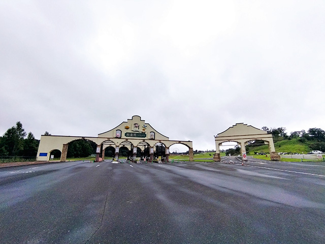 お城のようなゲート/東京ドイツ村(千葉県/袖ケ浦市)