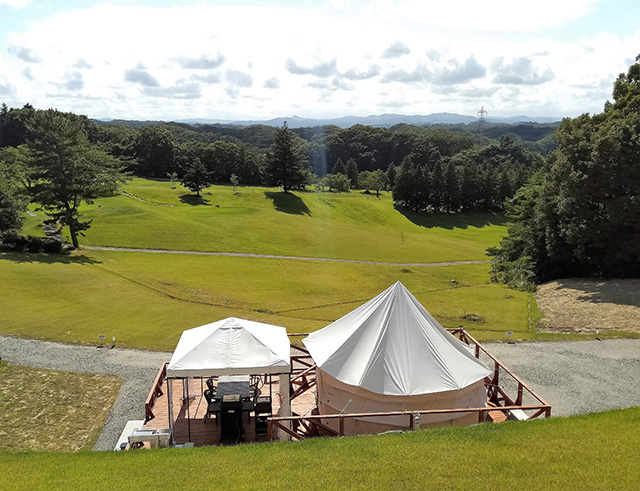 「グランテント」/ハワイアンズグランピング マウナヴィレッジ(スパリゾートハワイアンズ)(福島県/いわき市)