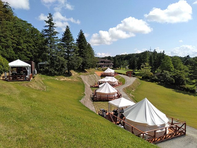 「グランテント」/ハワイアンズグランピング マウナヴィレッジ(スパリゾートハワイアンズ)(福島県/いわき市)