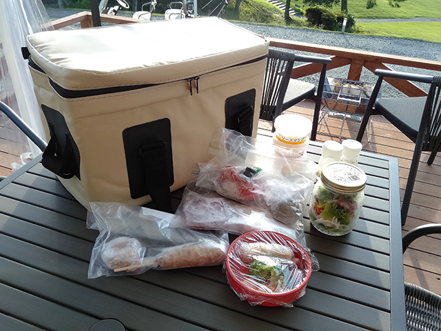 BBQの食材/ハワイアンズグランピング マウナヴィレッジ(スパリゾートハワイアンズ)(福島県/いわき市)