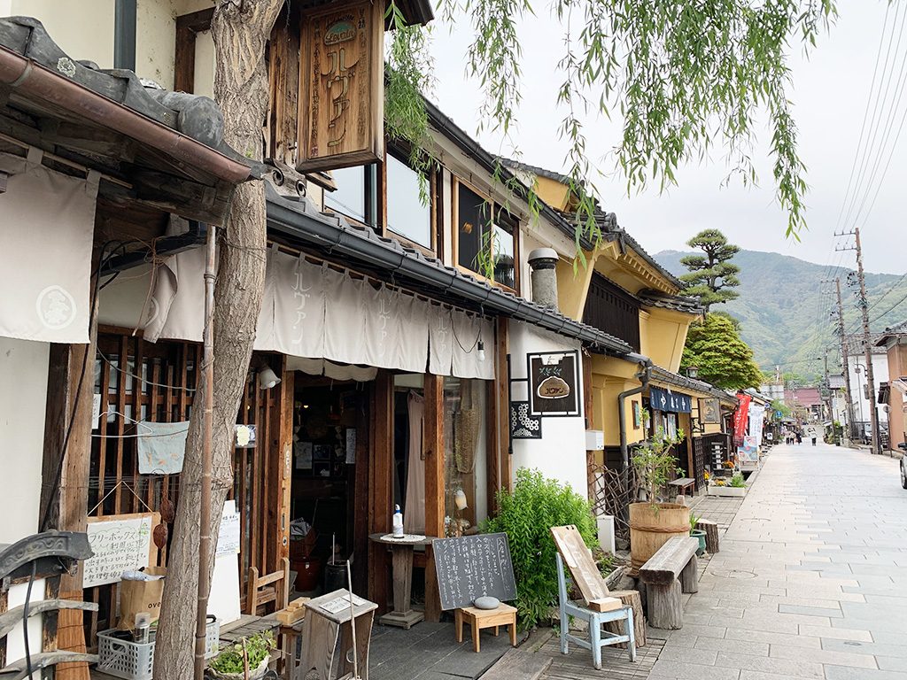 信州上田北国街道柳町（長野県）