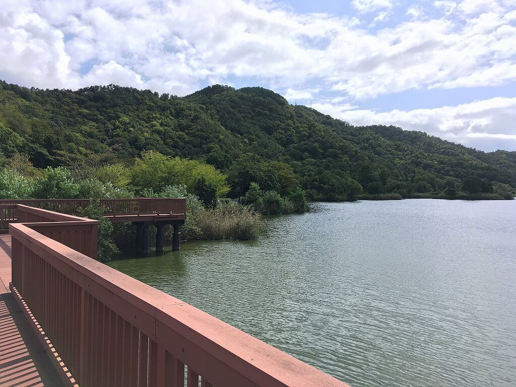 山も近い公園/滋賀県営都市公園湖岸緑地
