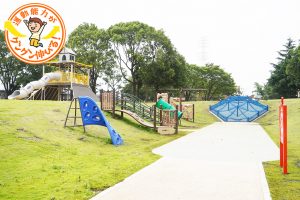 都立舎人公園（足立区）の冒険の丘やソリゲレンデでアドベンチャー体験