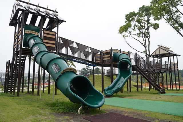 大型遊具「樹上の小道」/都立舎人公園（東京都/足立区）