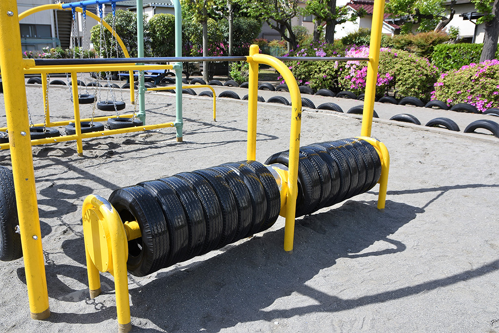 「ローラー遊具」/西六郷公園(東京都/大田区)