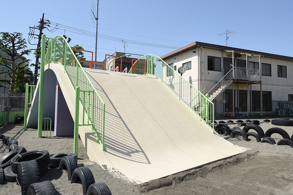「タイヤ転がし」/西六郷公園(東京都/大田区)