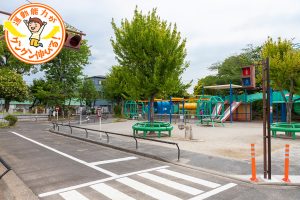 本物さながらの道路で交通ルールを学べる、北沼公園(葛飾区)