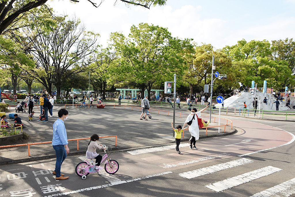 「横断歩道」／萩中児童交通公園（東京都／大田区）