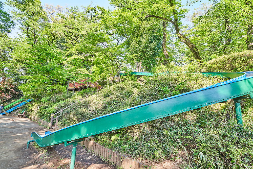 「ローラー滑り台」/黒鐘公園(東京都/国分寺市)