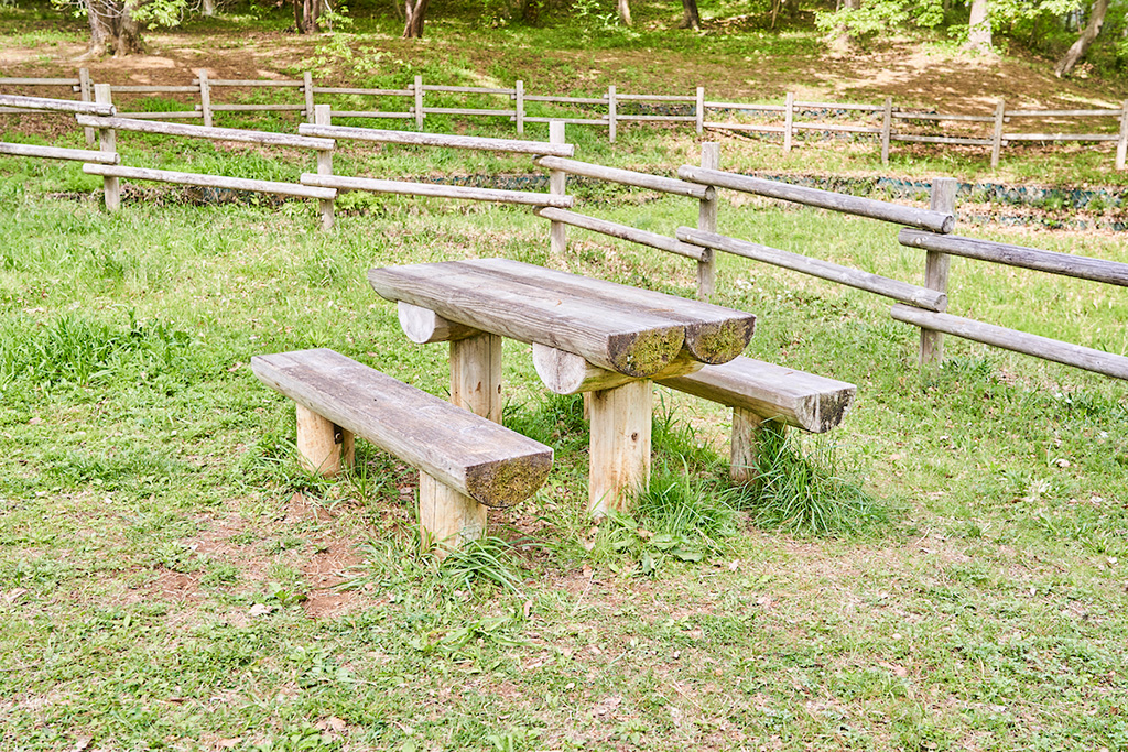 「テーブルベンチやベンチ」/東大和公園(東京都/東大和市)