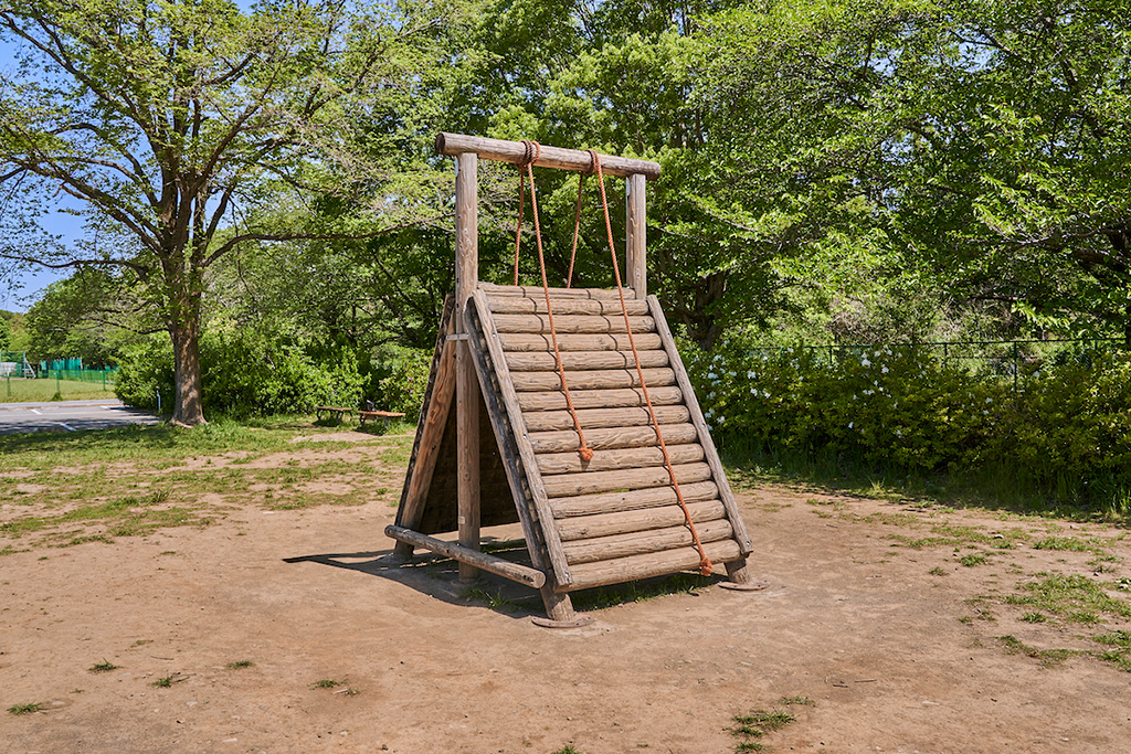 「ロープクライミング」/多摩川緑地福生南公園(東京都/福生市)