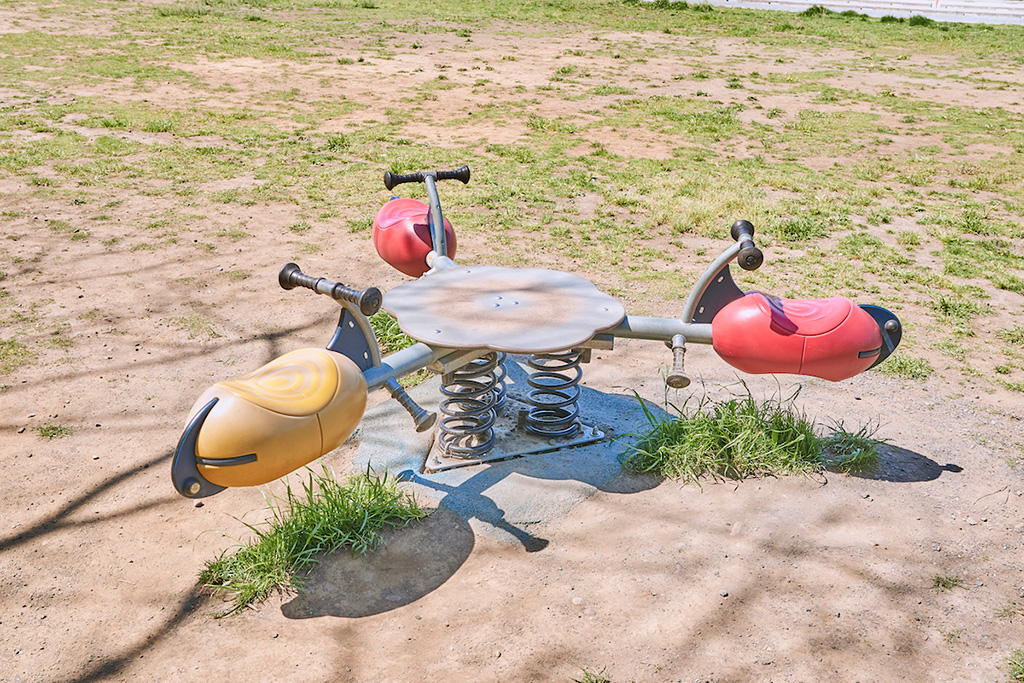 「スプリング遊具」/多摩川緑地福生南公園(東京都/福生市)