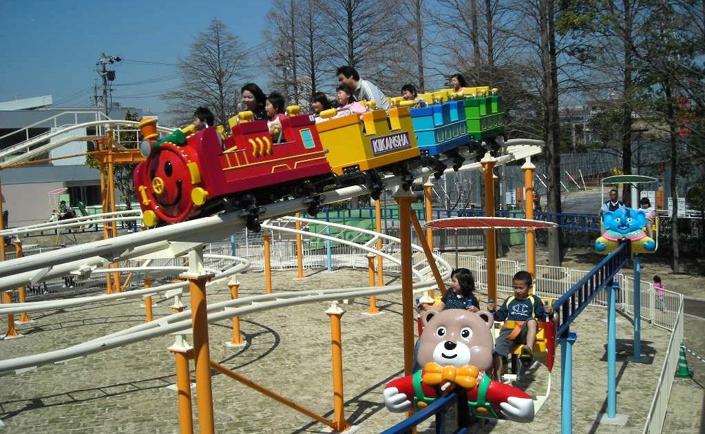 刈谷市交通児童遊園は入園無料。ジェットコースターなどアトラクション