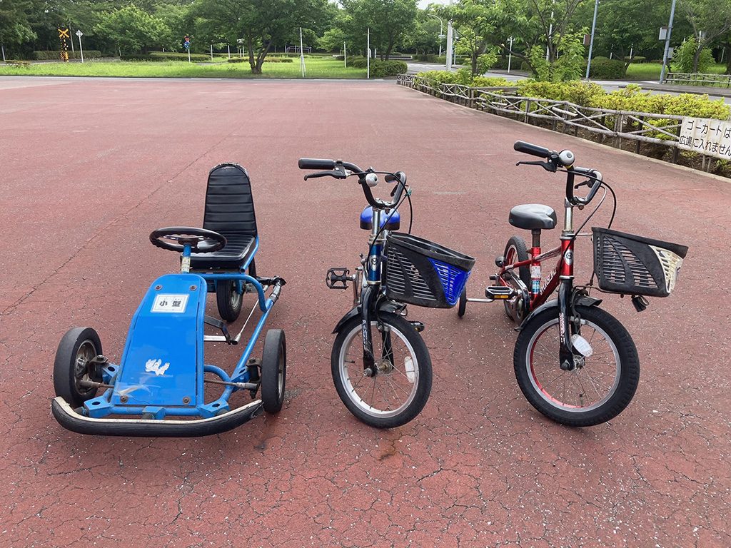 貸出しの乗り物/花見川緑地交通公園（千葉県/千葉市）
