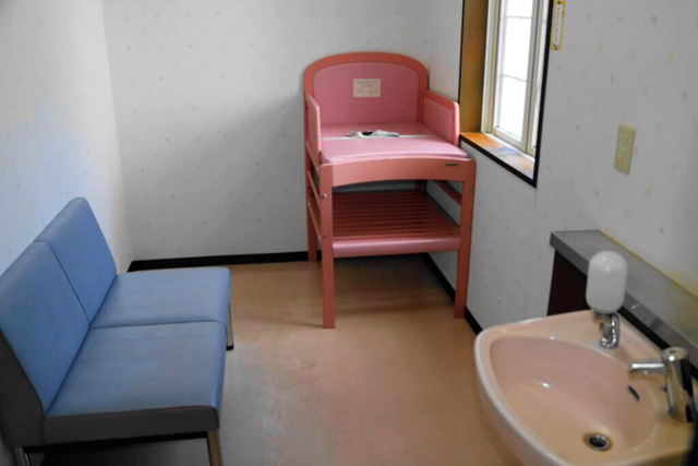 授乳室の中/マキノピックランド(滋賀県/高島市)