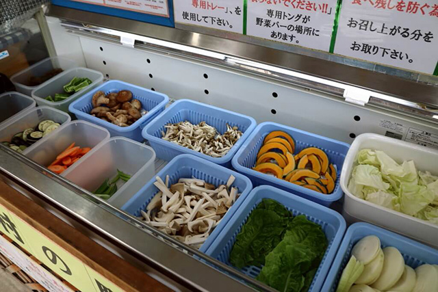 セットメニューの野菜/農業公園 信貴山のどか村(奈良県/三郷町)